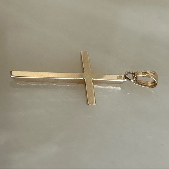 14k Solid Gold Cross - Picture 14 of 15